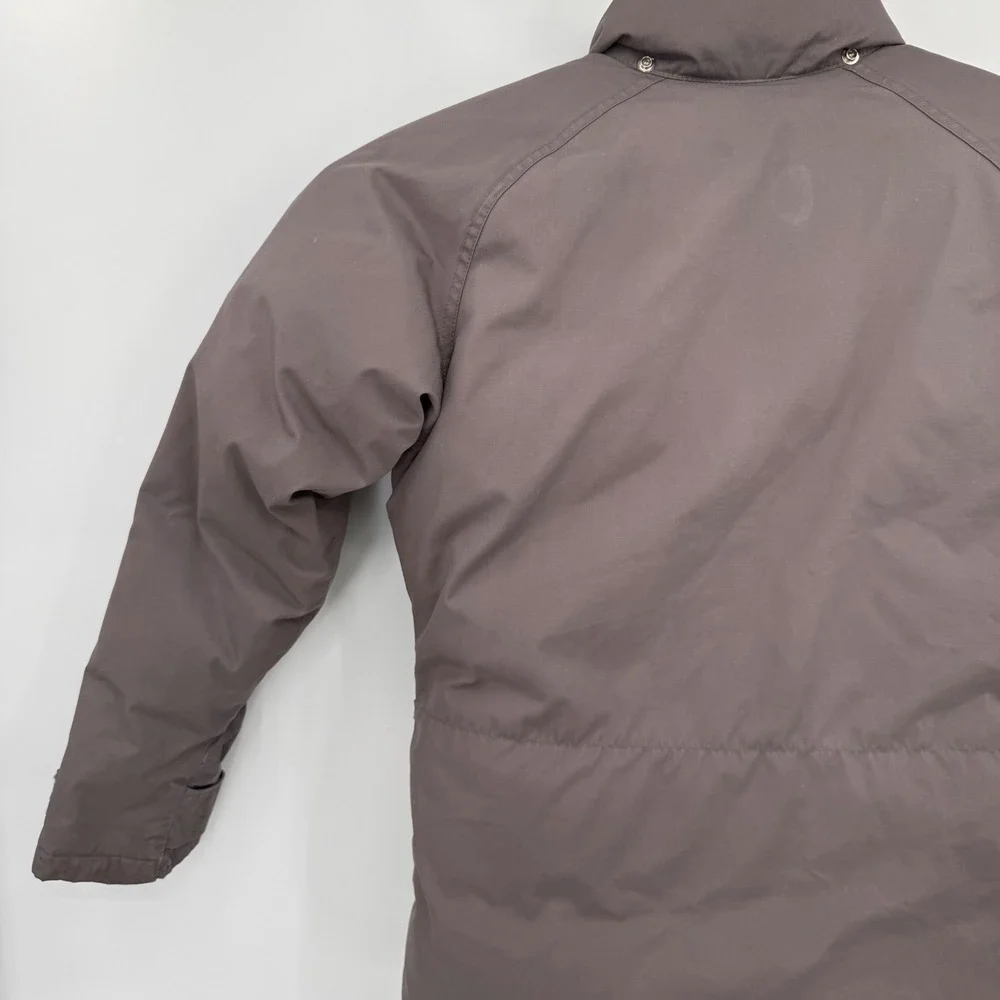 The North Face Puffer Jacket Mens S Brown Vintage No Hood Goose Down USA Made